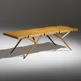 Ico and Luisa Parisi, Coffee table, c. 1950, Italian walnut, brass