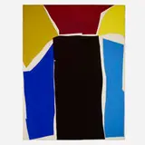 Adja Yunkers, The Second Dream of the Infanta Isabel, 1969, acrylic collage on canvas