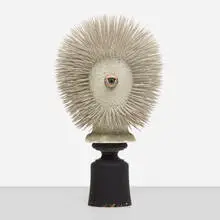 Irving Harper, Untitled, painted styrofoam, painted wood, found object