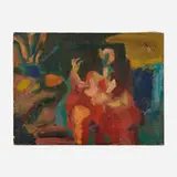 David Novros, Untitled, oil on canvas