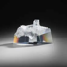 David Dowler for Steuben, Castle of Dreams, c. 1986, lead glass