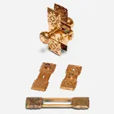 Knox & Elliot Architects, Collection of door hardware from the Rockefeller Building, Cleveland, c. 1903-10, brass