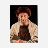 Otto Eichinger, Portrait of a Rabbi, oil on panel