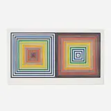Frank Stella, Double Gray Scramble, 1973, screenprint on Arches 88 paper