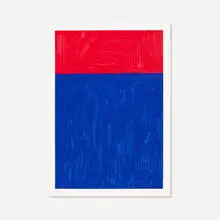 Ohne Titel by Günther Förg, 2000, screenprint on paper, sold Jan 2016