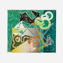 Frank Stella, Shards V, 1982, screenprint on paper