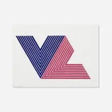 Ifafa I (from the V Series) by Frank Stella, 1968, lithograph on paper, sold Jan 2016