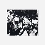 Andy Warhol, Birmingham Race Riot (from the Ten Works X Ten Painters portfolio), 1964, screenprint on paper