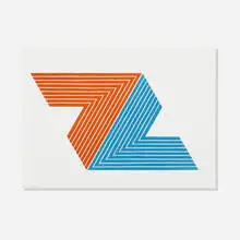 Itata (from the V Series) by Frank Stella, 1968, lithograph on paper, sold Jan 2016