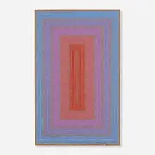 Untitled (Annual Edition) by Richard Anuszkiewicz, 1970, screenprint on Masonite, sold Jan 2016
