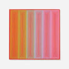 Untitled (Annual Edition) by Richard Anuszkiewicz, 1971, screenprint on Masonite, sold Jan 2016