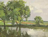 Alexandre Gusarevich, Untitled, oil on board 39 x 50cm