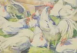 Anna Cherednichenko, Untitled, pencil and watercolour 49 x 69cm
