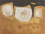Michael Seward Snow, Untitled, oil on canvas 63 x 76cm .