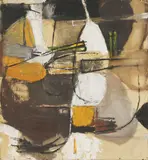 Douglas Swan, Untitled, mixed media collage on board 113 x 114cm .