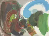 William Tillyer, Untitled, oil on canvas 71 x 91cm