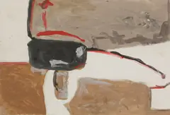 Henry Cliffe, Untitled, gouache 39 x 56cm .
