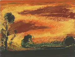 Kenneth Draper, Untitled, mixed media on paper 12.2 x 15cm