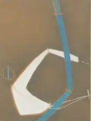 Untitled by Cecil King, pastel 34 x 25cm ., sold Jun 2020