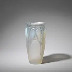 René Lalique, 'Ceylan' vase, designed 1924, Opalescent glass, frosted and polished