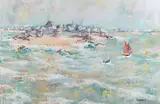 Emmanuel Urbain Huchet, Petit passe à St Malo, oil on canvas