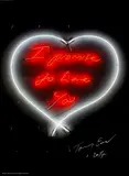 Dame Tracey Emin, I promise to love you, Offset lithographic poster in colours, 2014, on glossy wove paper