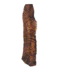 David Nash R.A., Crosshatch Wall Shard, 2012, branded oak