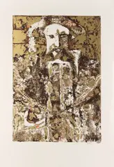 Keith Joseph Michell, Henry VIII, Screenprint in colours, 1972, on wove paper