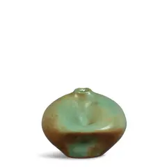 Suzanne Ramié, Vessel, glazed ceramic, stamped on underside 'MADOURA PLEIN FEU'