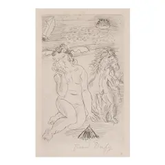 Untitled, n.d. by Raoul Dufy, Etching on wove paper, sold Jul 2025