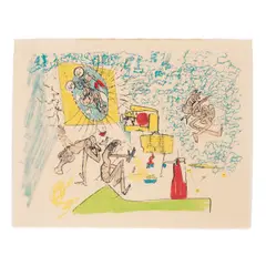 Roberto Sebastian Matta, Two Prints (Sabatier 254; Ferrari 244), 1971; 1978