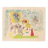 Roberto Sebastian Matta, Two Prints (Sabatier 254; Ferrari 244), 1971; 1978