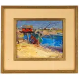 Nell Walker Warner, Beached, oil on board
