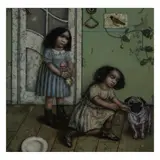 Aleksandr Petrov, Sisters, 1995, oil on board