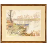 Rca Joseph Francis Plaskett, Loire Valley, pastel on paper
