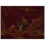 A Chinoiserie scene by Continental School, oil on canvas laid down on panel, sold Mar 2025