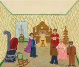Camille Blair, The rehearsal, oil on canvas