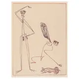 Max Ernst, One plate, from Festin, 1974, Lithograph in colors on wove paper