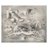Aaron Bohrod, Toys, 1958, Lithograph on wove paper