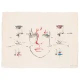 Larry Rivers, Diane Raised IV (Polish Vocabulary)