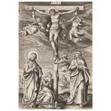 Karel de Mallery, Crucifixion, n.d., Engraving on laid paper