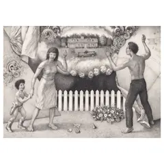 Mark Spencer, American Baroque, c. 1988, Lithograph on wove paper