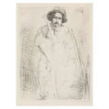 James Abbott McNeill Whistler, Two Plates, from Thames Set (Kennedy 44; 52, Glasgow 53; 62), 1859, Two etchings on laid paper, Glasgow's fifth (final) state and fifth state (of 6)