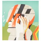 Horst Antes, I-Kopf, 1968, Lithograph in colors on wove paper