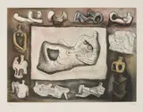 Henry Moore, Sculptural Ideas 5, from the portfolio Sculptural Ideas (Cramer 584)