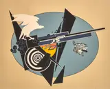 Alain Le Yaouanc, Sans-titre from Le Voyage d'Ulysse (Le Yaouanc: Lith 1977-0015), 1977, Color screenprint on paper; signed 'Aleyaouanc' in pencil lower right