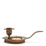 Champleve Enamel and Micromosaic Chamberstick, Italy, 19th century,