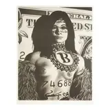 Richard Phillips, $, 2003, lithograph on handmade paper