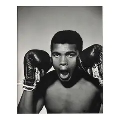 Philippe Halsman, 'Cassius Clay' (Muhammad Ali), 1963, Gelatin silver print; signed