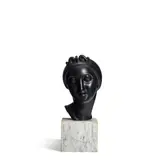Elie Nadelman, Ideal Head, bronze with dark brown patina